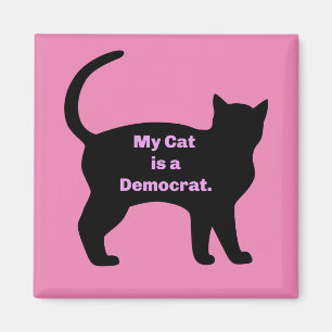 Mijn kat is een democraat magneet