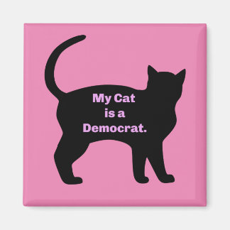 Mijn kat is een democraat magneet