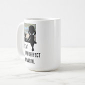 Mijn kat is een echte metgezel. Cat Lovers Koffiemok (Voorkant links)