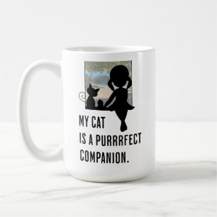 Mijn kat is een echte metgezel. Cat Lovers Koffiemok