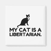 Mijn kat is een libertarian magneet (Voorkant)