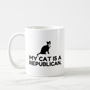 Mijn kat is een republikein koffiemok