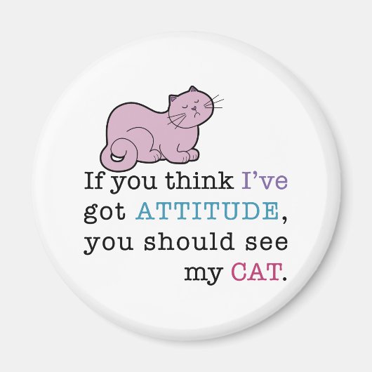 Mijn kat is grappige kat magneet (Voorkant)