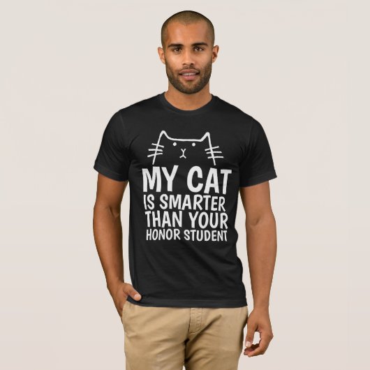 MIJN KAT IS KLEINER DAN UW HONOME STUDENT T-shirts (Voorkant volledig)