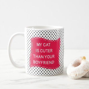 Mijn kat is kutter dan je vriend koffiemok