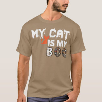 Mijn kat is mijn boe t-shirt