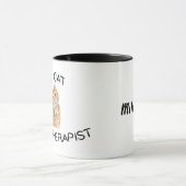 Mijn kat is mijn therapeut mok (Midden)