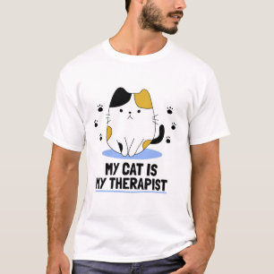 Mijn kat is mijn therapeut t-shirt