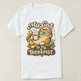 Mijn kat is mijn therapeut T-shirt