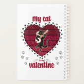 Mijn kat is mijn Valentijn | cadeau voor kattenlie Planner (Achterkant)