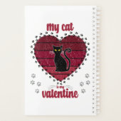 Mijn kat is mijn Valentijn | Cute valentijn gift Planner (Achterkant)