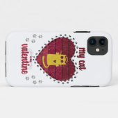 Mijn kat is mijn Valentijn | Een cadeautje voor gr Case-Mate iPhone Case (Achterkant (horizontaal))