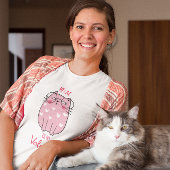 Mijn kat is mijn Valentijn grappige Valentijnsdag T-shirt