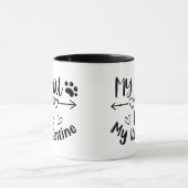 Mijn kat is mijn Valentijn Mok (Midden)