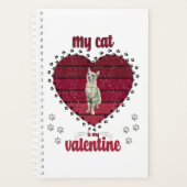 Mijn kat is mijn Valentijn Planner (Voorkant)