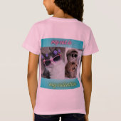 mijn kat is mijn valentijn t-shirt (Achterkant)