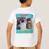 mijn kat is mijn valentijn t-shirt (Achterkant)