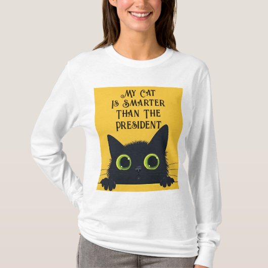 Mijn kat is slimmer dan het Presidenten sweatshirt (Voorkant)
