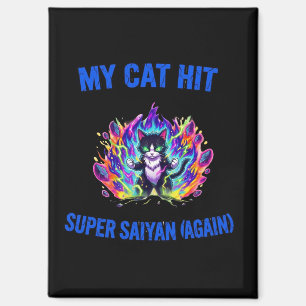 Mijn kat is Super Saiyan geworden (weer) Magneet