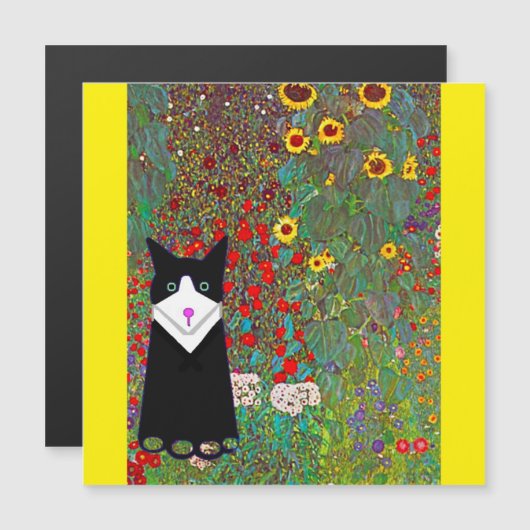 Mijn kat, Jellyboon en Klimt Country Garden (Voorkant / Achterkant)