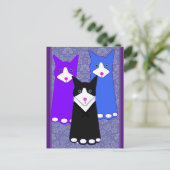 Mijn kat, Jellyboon en Vrienden, Kunst Briefkaart (Staand voorkant)