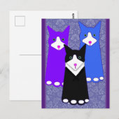 Mijn kat, Jellyboon en Vrienden, Kunst Briefkaart (Voorkant / Achterkant)