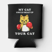 Mijn kat kan je kat in elkaar slaan blikjeskoeler (Voorkant)