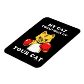 Mijn kat kan je kat in elkaar slaan magneet (Linkerzijde)