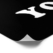 Mijn kat kan je kat in elkaar slaan poster (Hoek)