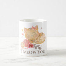 Mijn kat miauwt naar jou mok