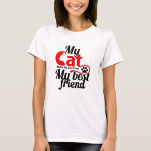 Mijn kat mijn beste vriend t-shirt
