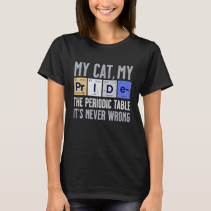 MIJN KAT MIJN TROTS, HET PERIODIEK SYSTEEM IS NOOI T-SHIRT