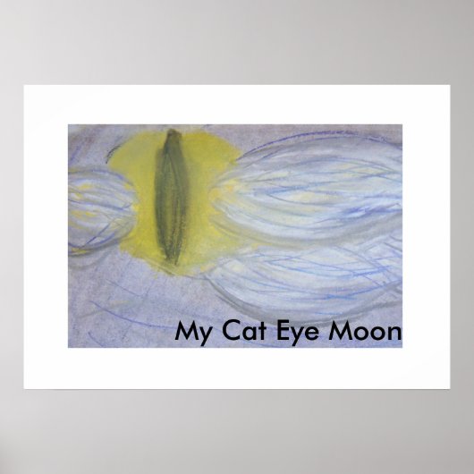 Mijn Kat Oog Maan Poster (Voorkant)