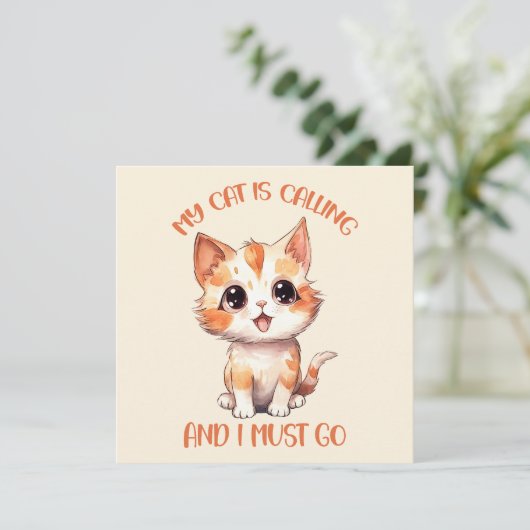 Mijn kat roept een schattige Oranje kat (Staand voorkant)