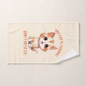 Mijn kat roept een schattige Oranje kat Bad Handdoek (Handdoek)