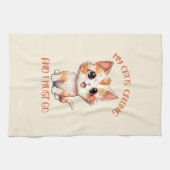 Mijn kat roept een schattige Oranje kat Theedoek (Horizontaal)
