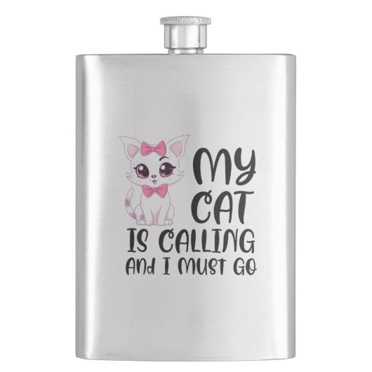 Mijn kat roept en ik moet gaan flacon (Voorkant)