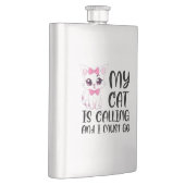 Mijn kat roept en ik moet gaan flacon (Rechts)