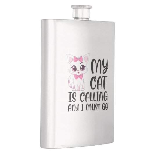 Mijn kat roept en ik moet gaan flacon (Rechts)