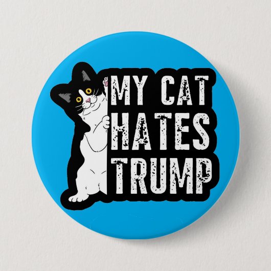mijn kat ronde button 7,6 cm (Voorkant)