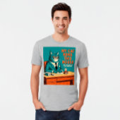 Mijn kat runt dit huis | grappige kat citaat t-shirt