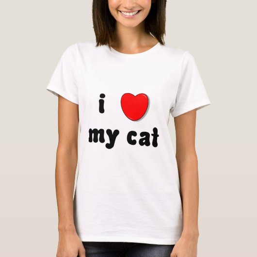 mijn kat t-shirt (Voorkant)