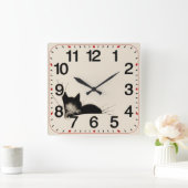 Mijn kat vierkante klok (Huis)