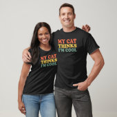 Mijn kat vindt me cool t-shirt (Unisex)