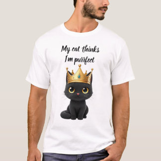 Mijn kat vindt me Poesperfect T-shirt