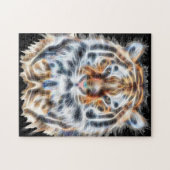 Mijn kat werkt meer tijgergezichtsenergie op legpuzzel (Horizontaal)