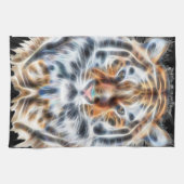 Mijn kat werkt meer tijgergezichtsenergie op theedoek (Horizontaal)