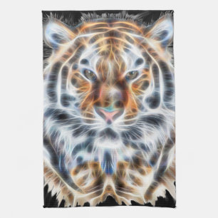 Mijn kat werkt meer tijgergezichtsenergie op theedoek