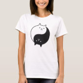 Mijn kat Yin en Yang T-shirt (Voorkant)