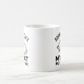 Mijn kat zat op mij. koffiemok (Center)